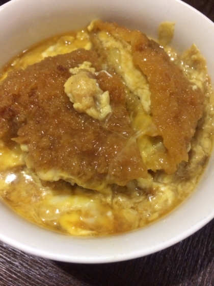 お弁当のカツ丼【冷凍食品トンカツ使用】