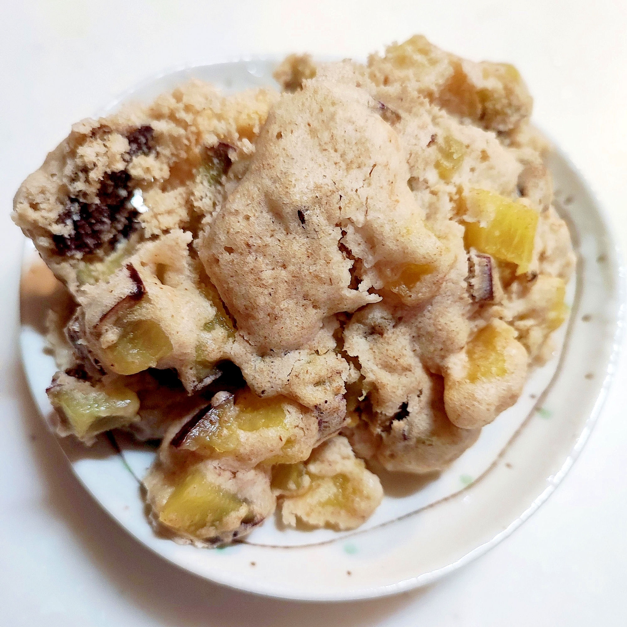 ほぼさつま芋オートミール蒸しパン