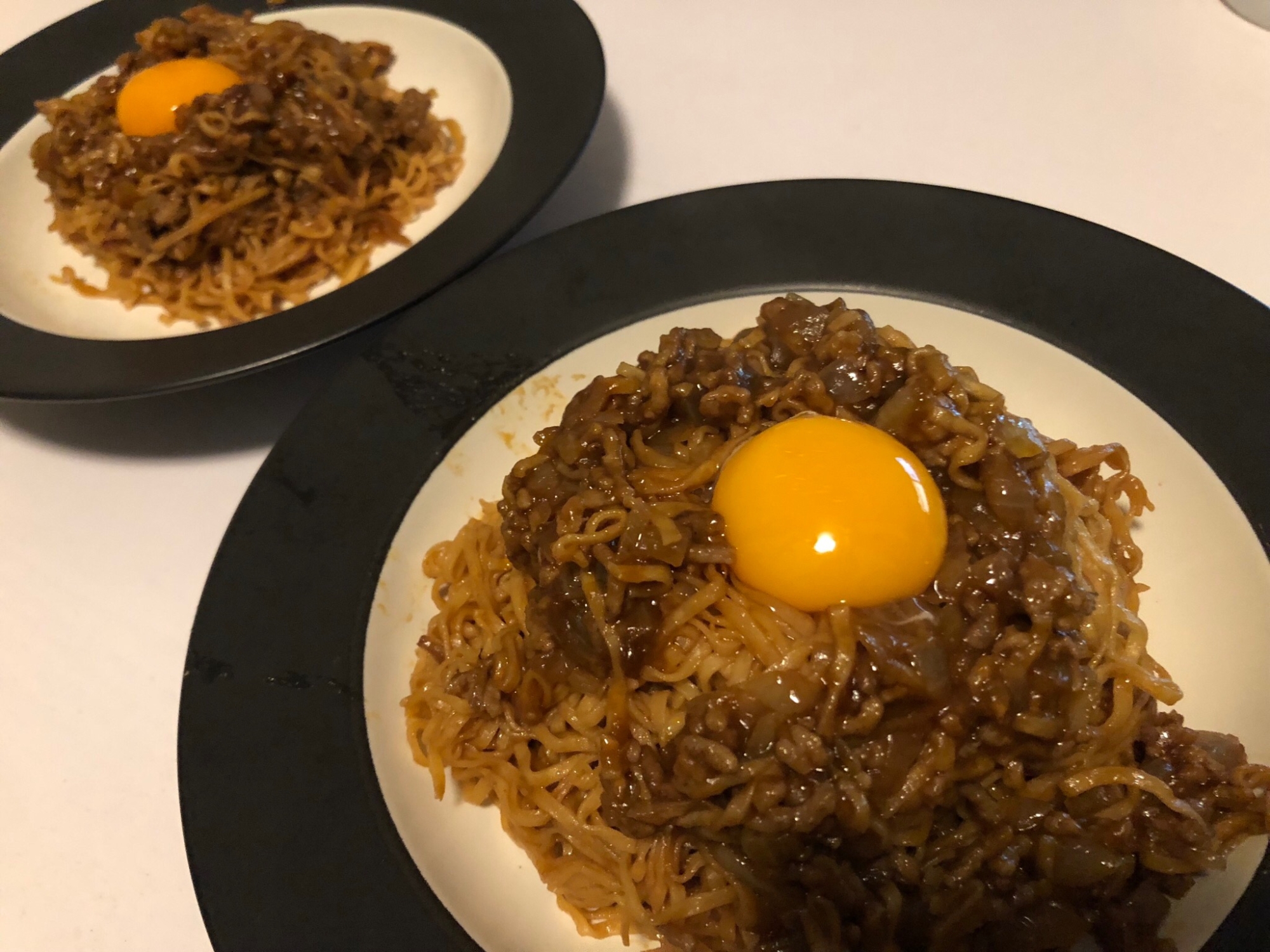 チキンラーメン+キーマカレー=【チキチキーマ】