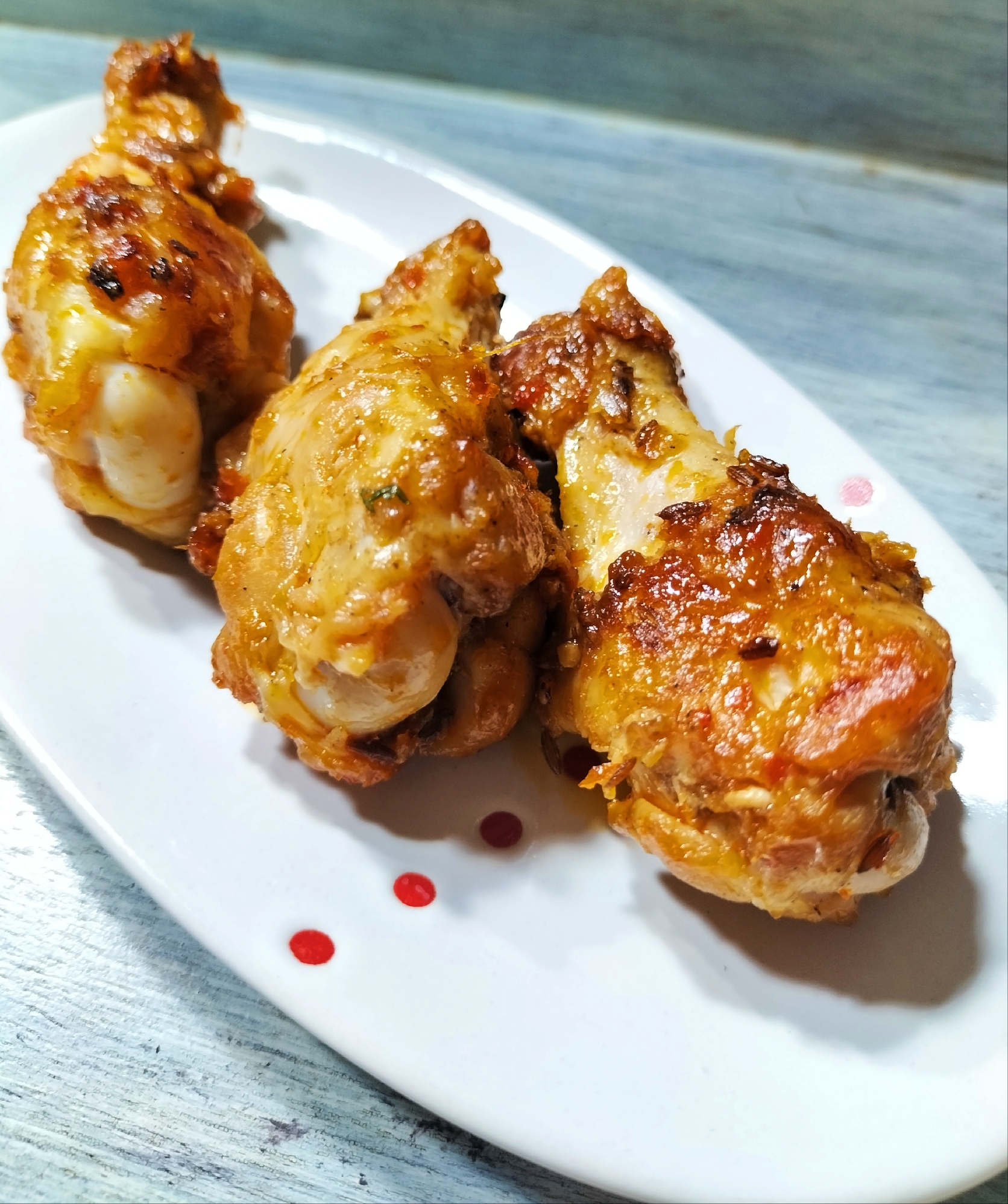 クミン香る手羽元のピリ辛焼き
