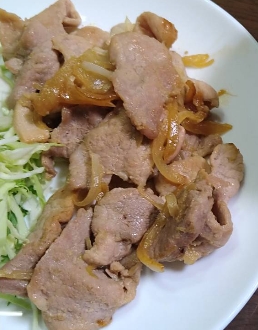 簡単！　豚の生姜焼き