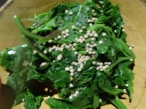 アカザのえごま和え レシピ 作り方 By 和土 楽天レシピ アカザのえごま和え レシピ 作り方 By 和土 楽天レシピ