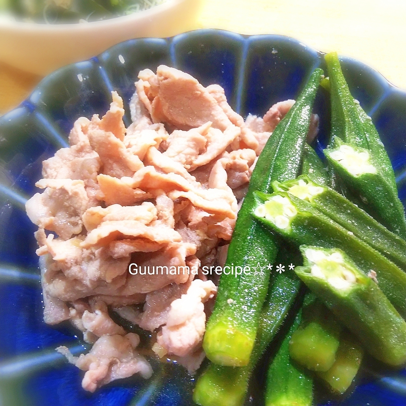 サッと煮るだけ♡優しいお味♡豚肉とオクラの煮物