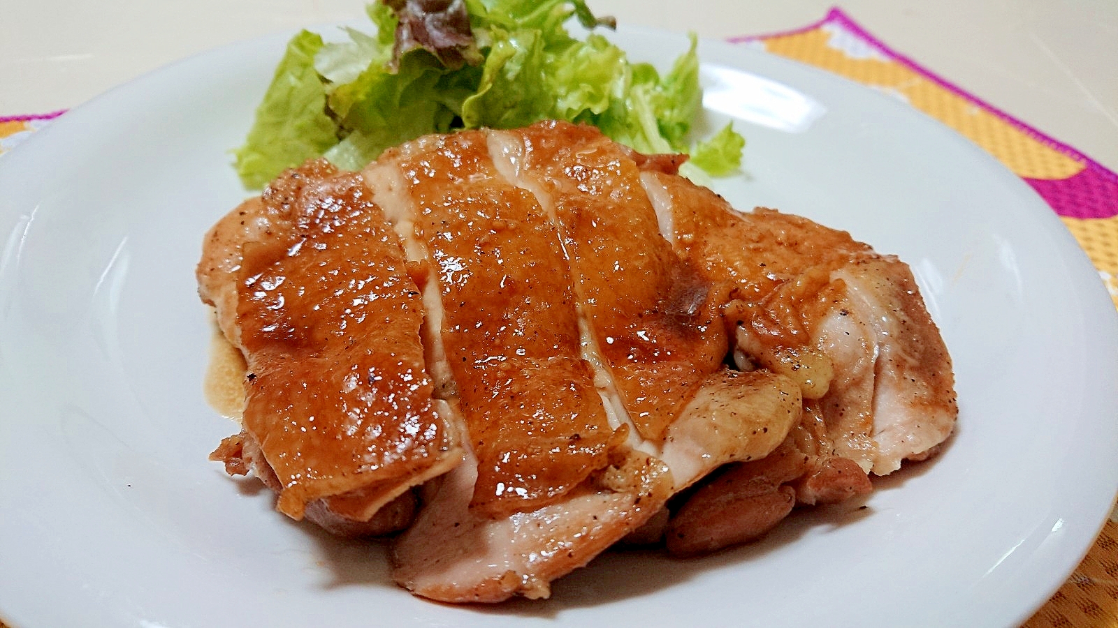 レンジでうまい!!ガーリック醤油チキン