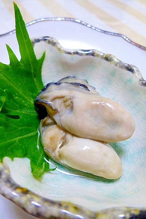 ＝牡蠣のオリーブオイル漬け＝