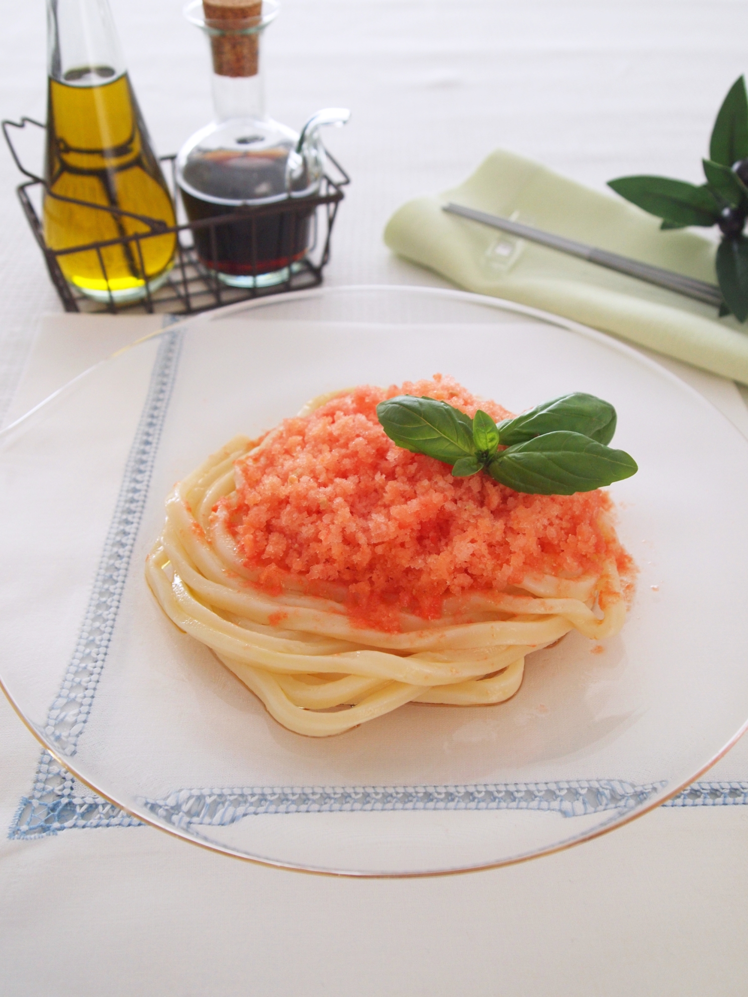 シャリシャリトマトうどん