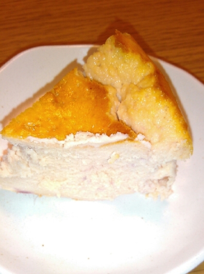 紫芋のベイクドチーズケーキ