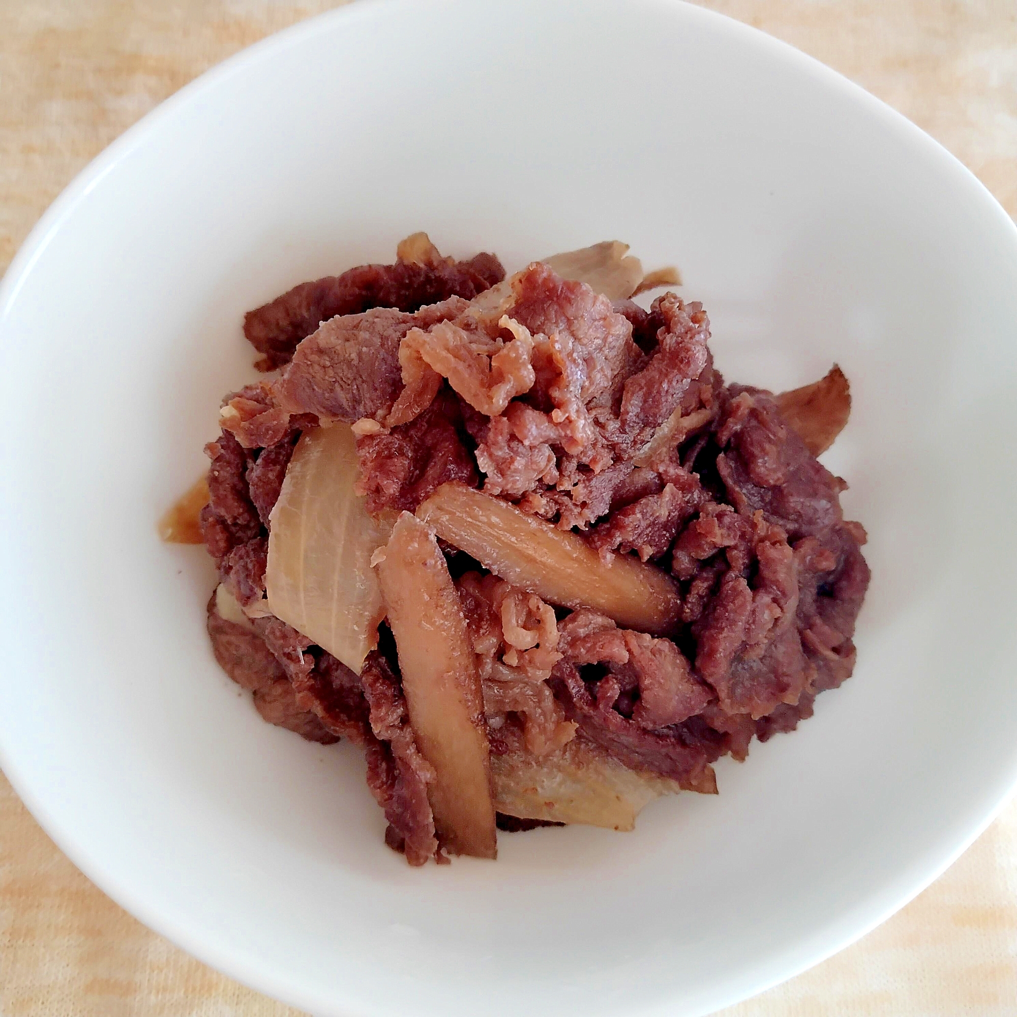 甘くて美味しい！牛肉ゴボウ煮