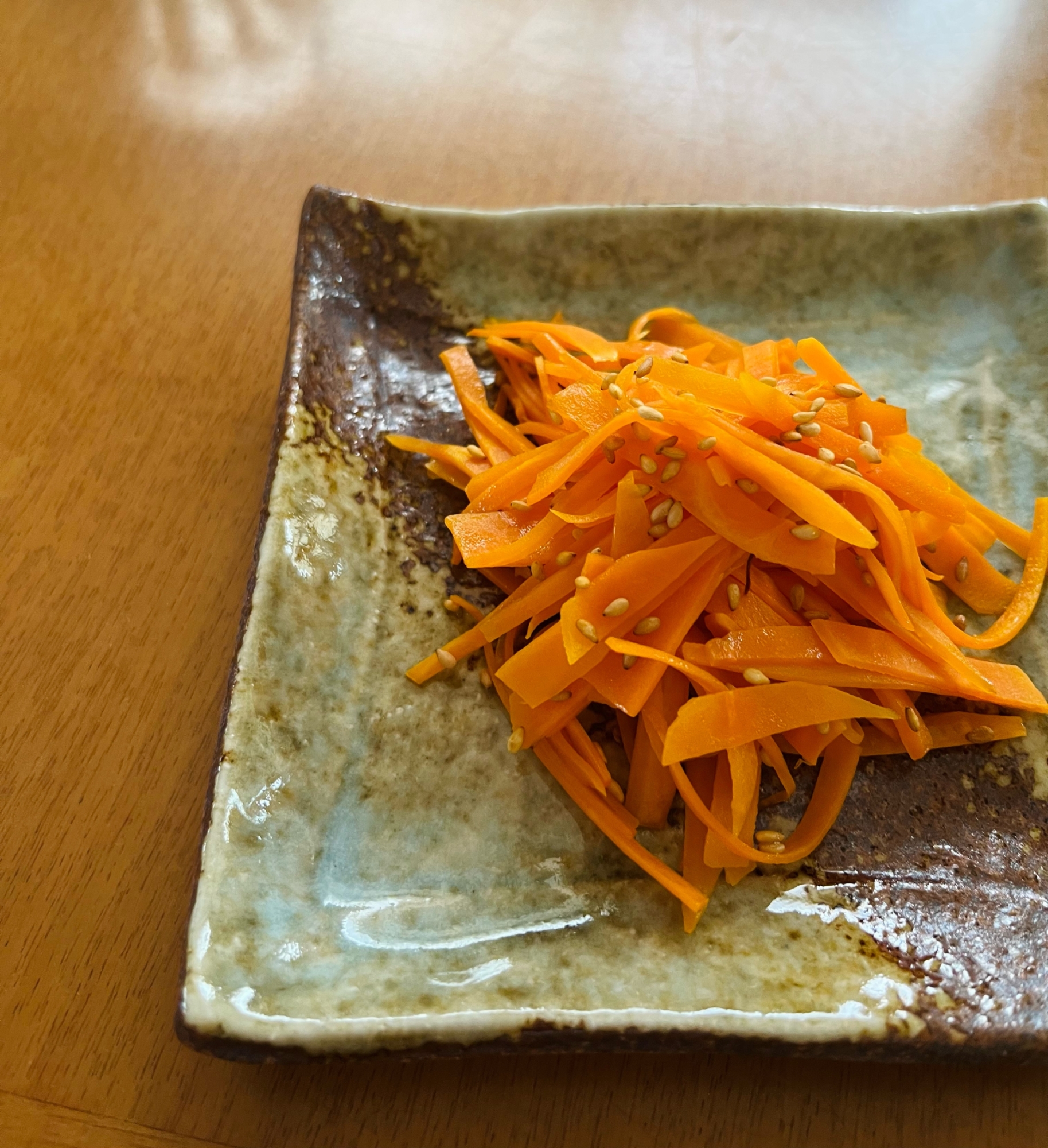 簡単☆にんじんの麺つゆ炒め