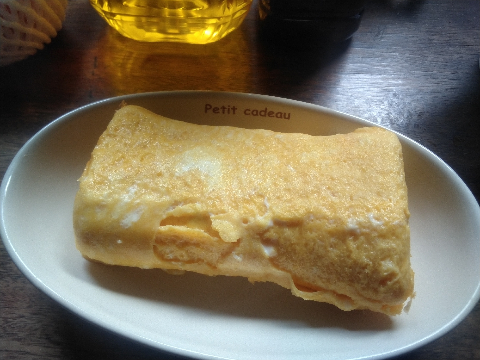 明太子とチェダーチーズの玉子焼き