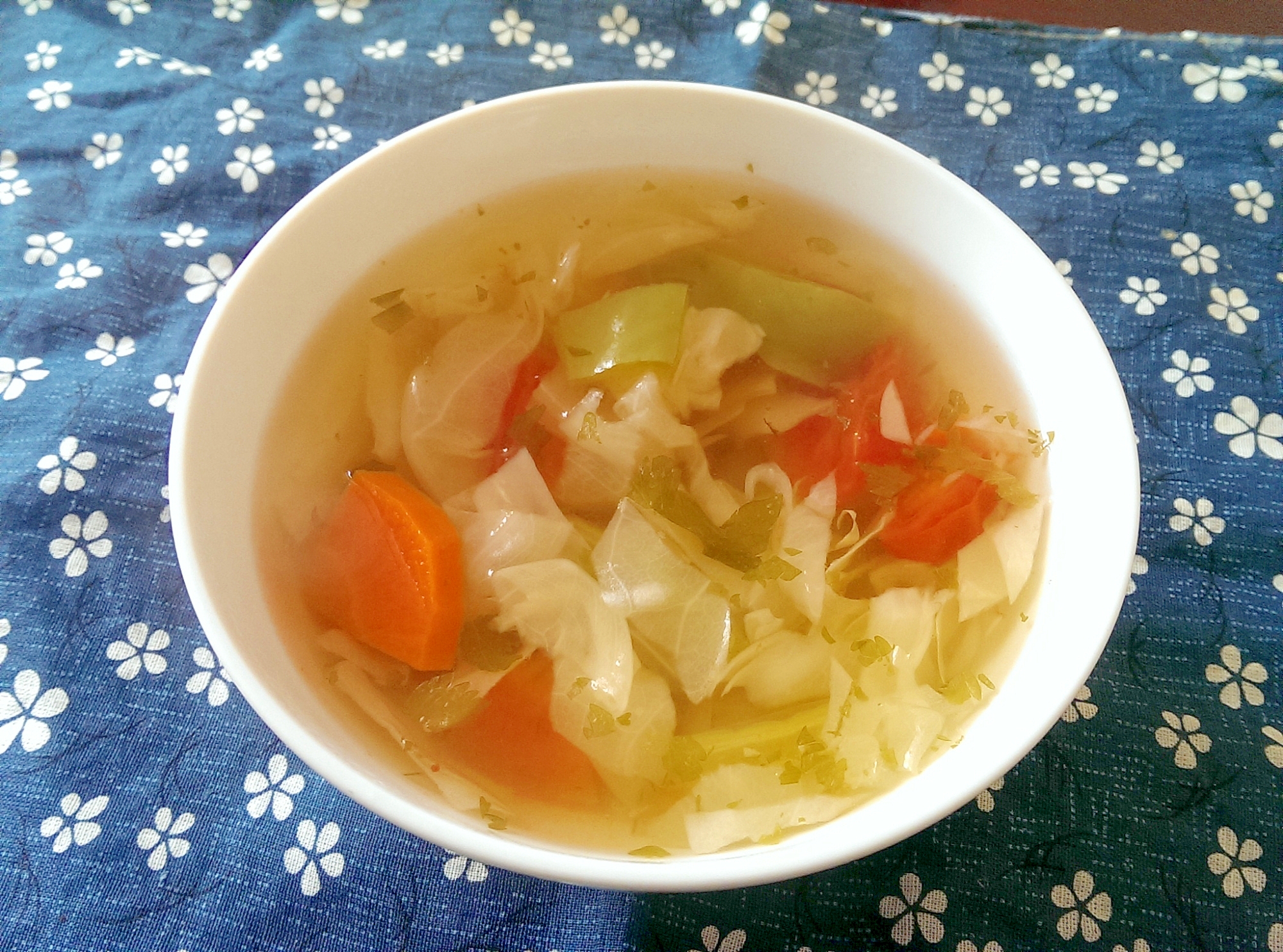 六種の野菜のスープ