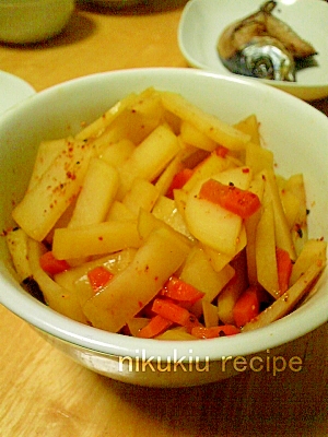 簡単おいしい じゃがいもとにんじんの油抜ききんぴら レシピ 作り方 By Nikukiu 楽天レシピ