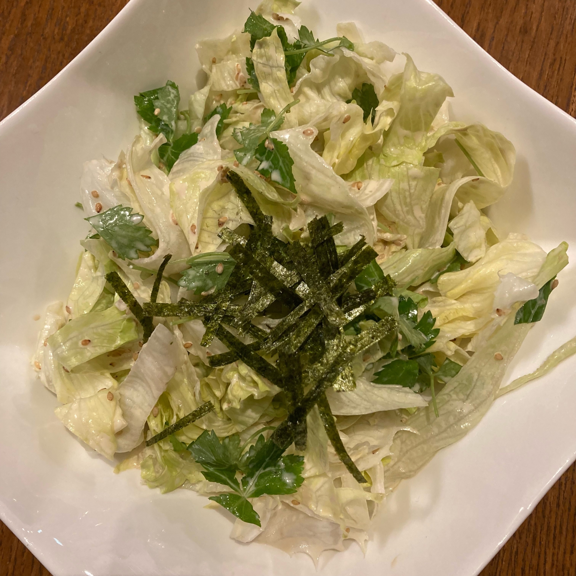 レタスと三つ葉のマヨポンサラダ レシピ 作り方 By くろねこ かふぇ 楽天レシピ レタスと三つ葉のマヨポンサラダ レシピ 作り方 By くろねこ かふぇ 楽天レシピ