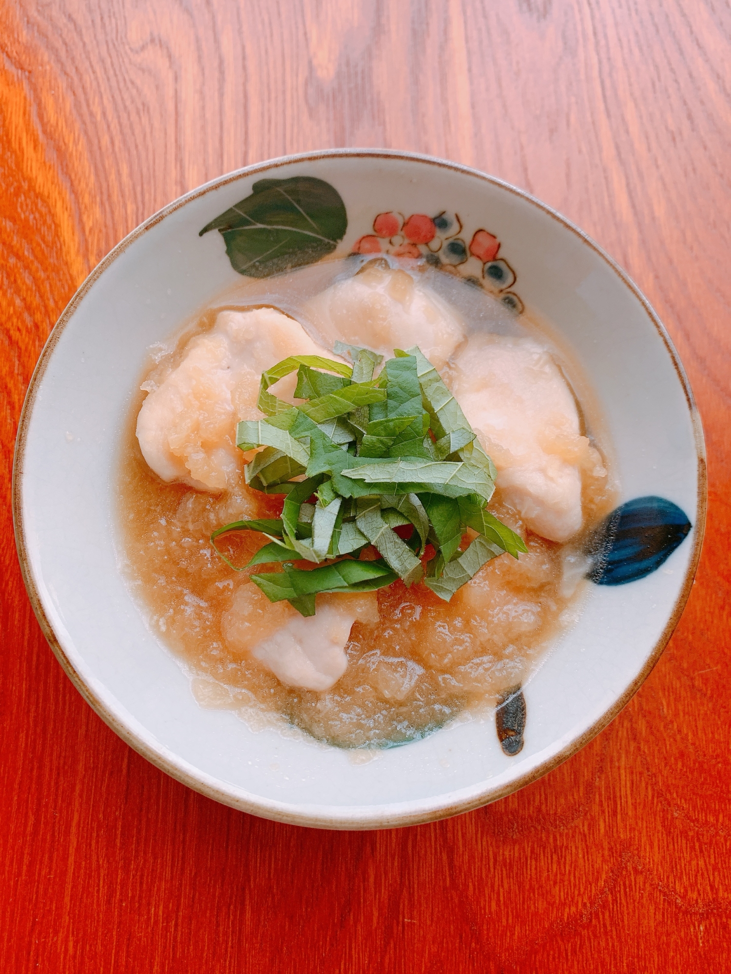 鶏肉のみぞれ煮