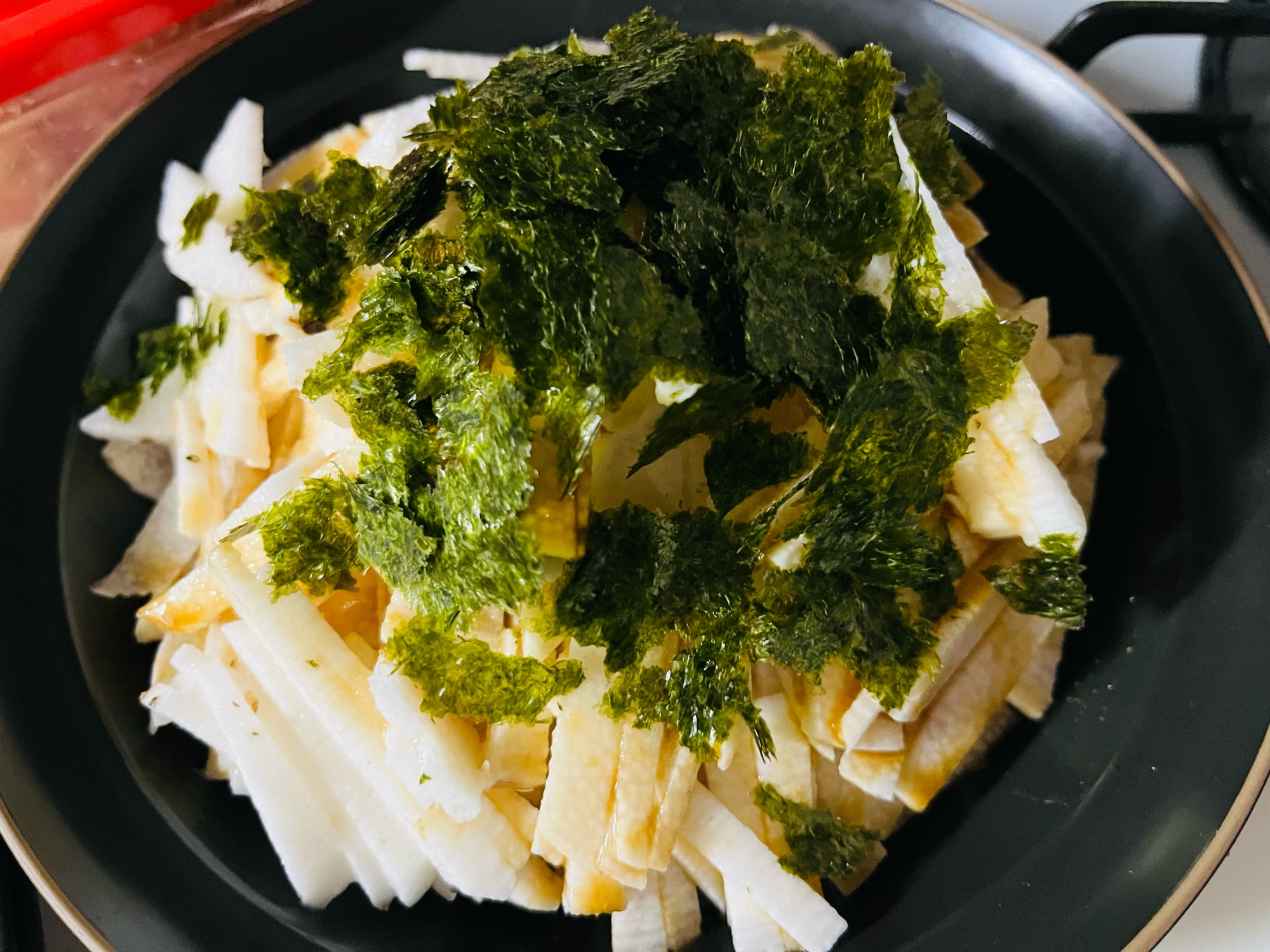 おつまみに!長芋の海苔わさびしょうゆ