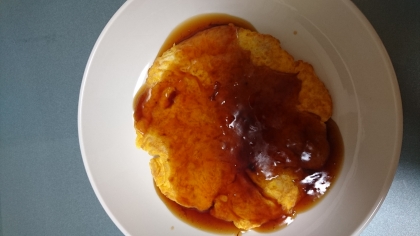 甘酢あんがかかった～ふわふわ卵が絶品！かに玉