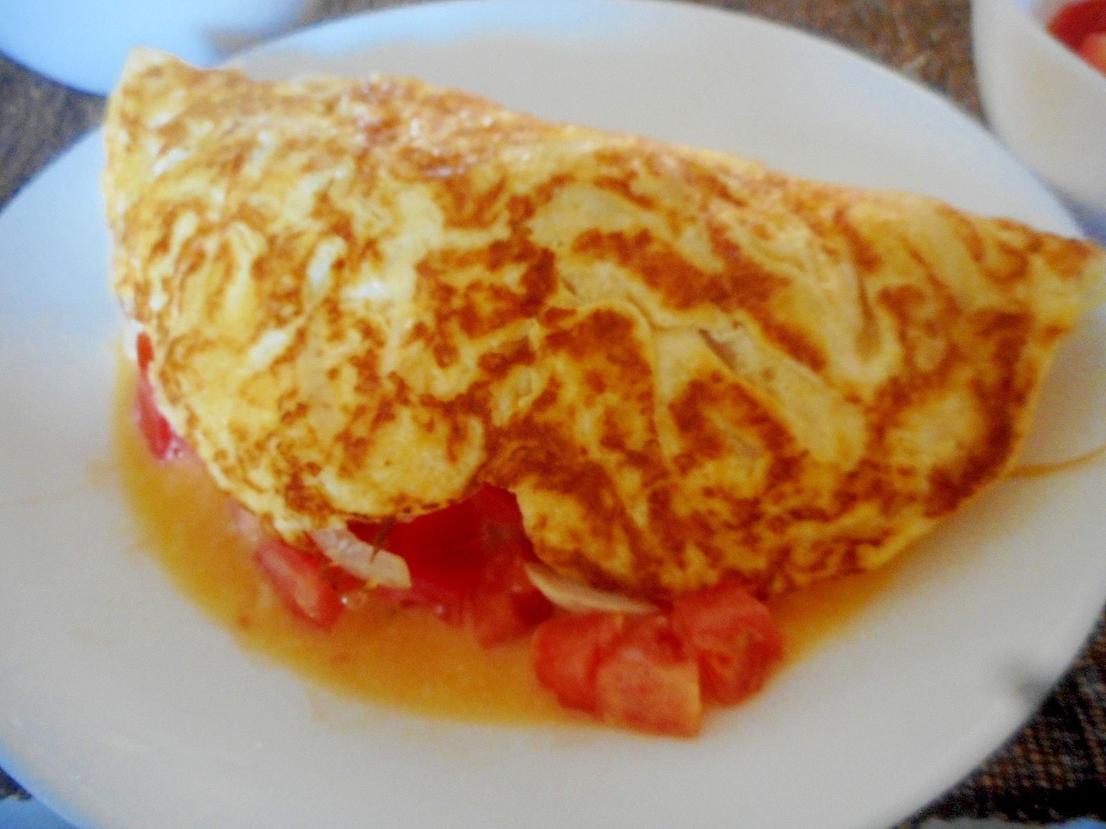 サラダチキンとトマトのオムレツ レシピ・作り方 by mococo05 - 楽天レシピ