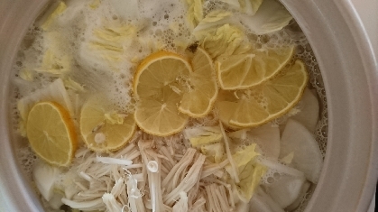 レモンを頂いたので作ってみました。ごちそうさまでした！