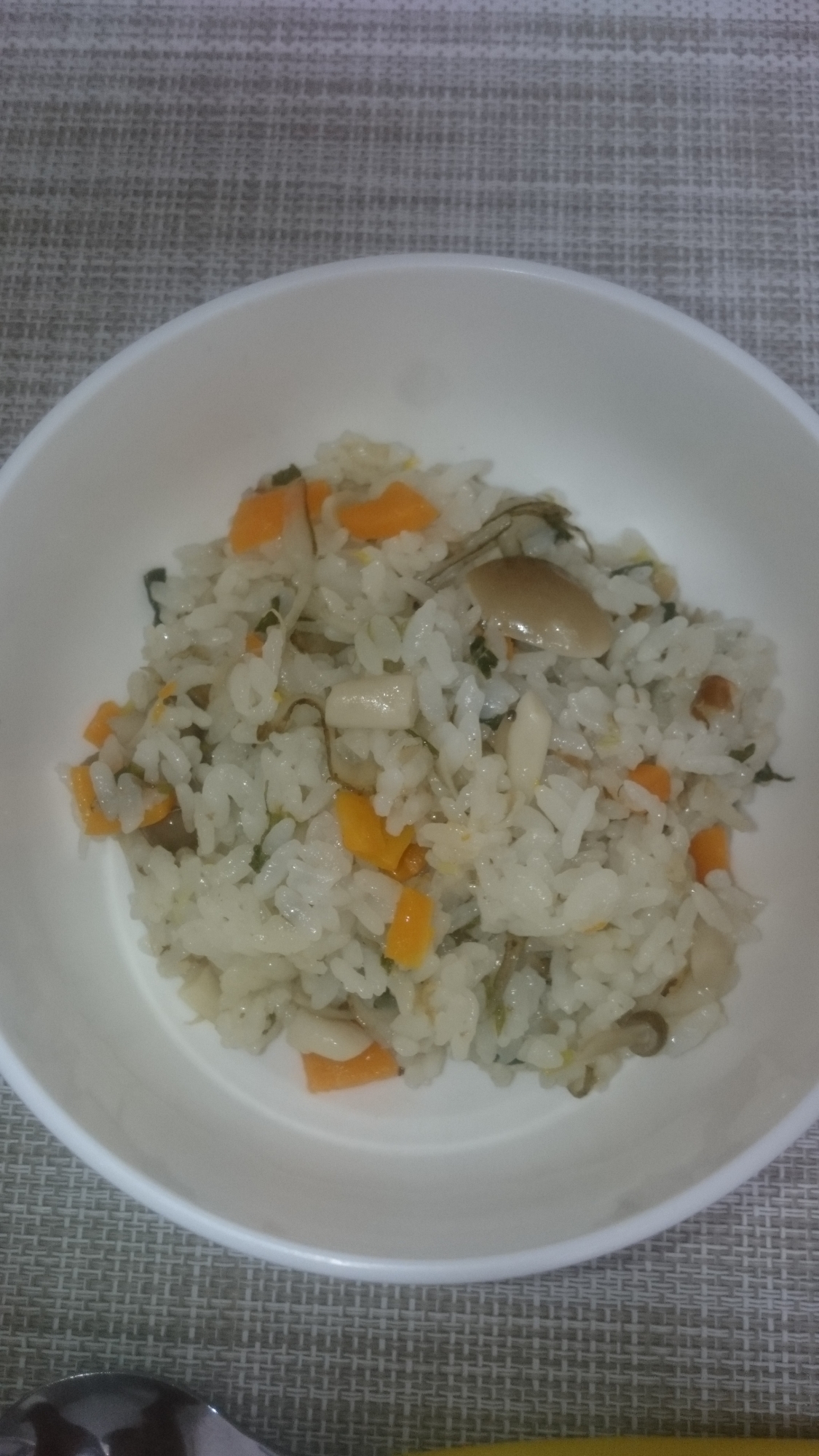幼児食 簡単かつお節の炊き込みご飯