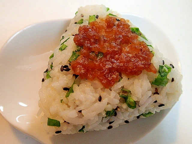 ❤葱＊ごま塩＊醤油麹の焼きおにぎり❤