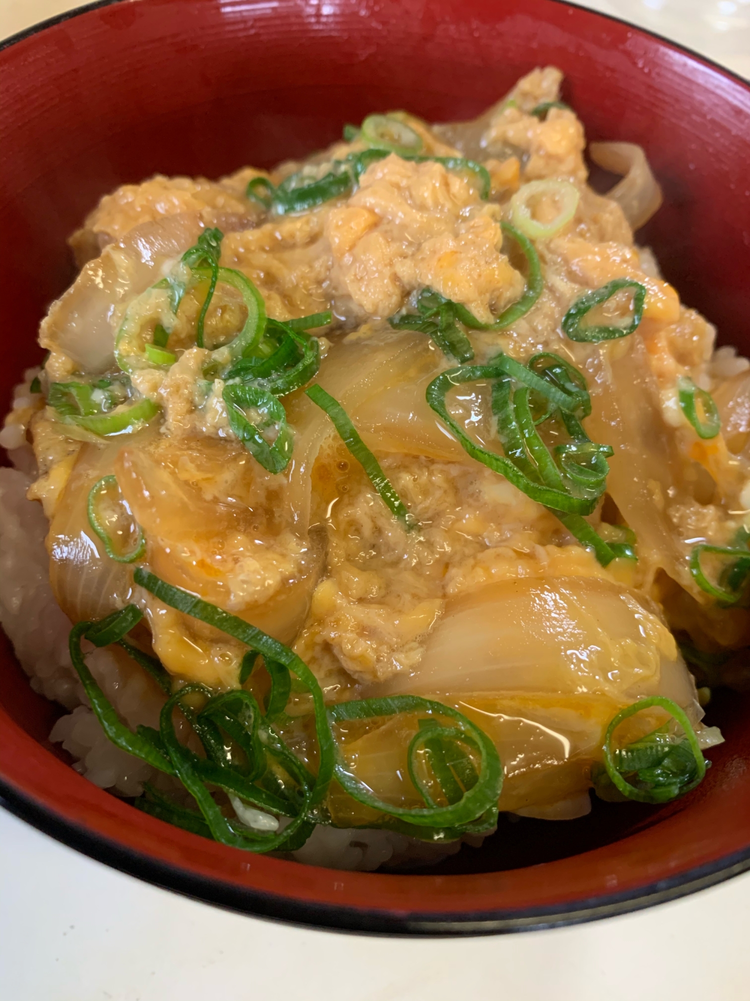 冷凍ご飯で作る卵丼♪