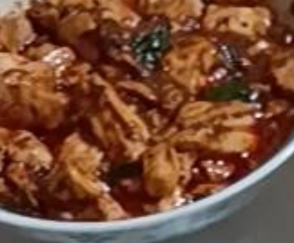 実山椒香る！エリンギと大豆ミートのベジ麻婆豆腐