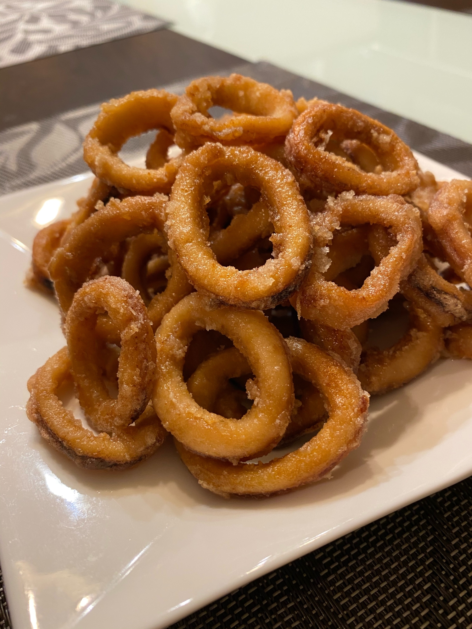冷凍イカで!イカの唐揚げ、イカリング