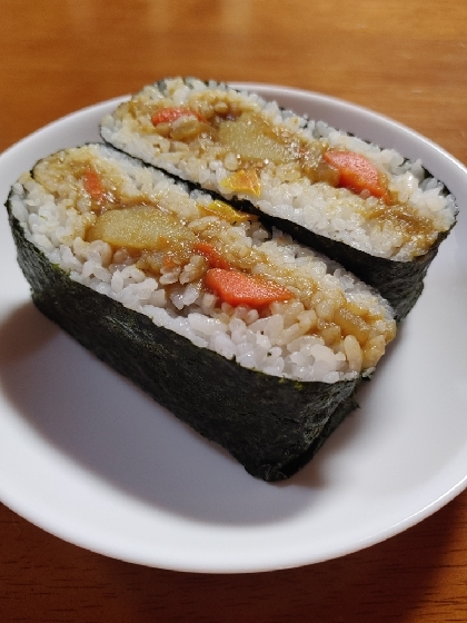 「カレーのおにぎらず」　　　♪♪