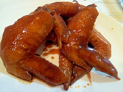 簡単 うまっ 手羽先の甘辛煮 レシピ 作り方 By みくんぽたろう 楽天レシピ