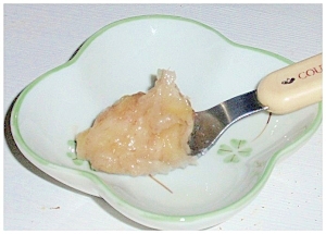 初めての離乳食ワンスプーンレッスン バナナ編 レシピ 作り方 By Yukidarumie 楽天レシピ 初めての離乳食ワンスプーンレッスン バナナ編 レシピ 作り方 By Yukidarumie 楽天レシピ