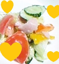 sweet sweet♡様、ツナマヨきゅうりサラダを作りました♪
とっても美味しかったです！レシピ、ありがとうございます！！
今日も良き１日を☆☆☆