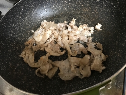 豚肉の中華炒め