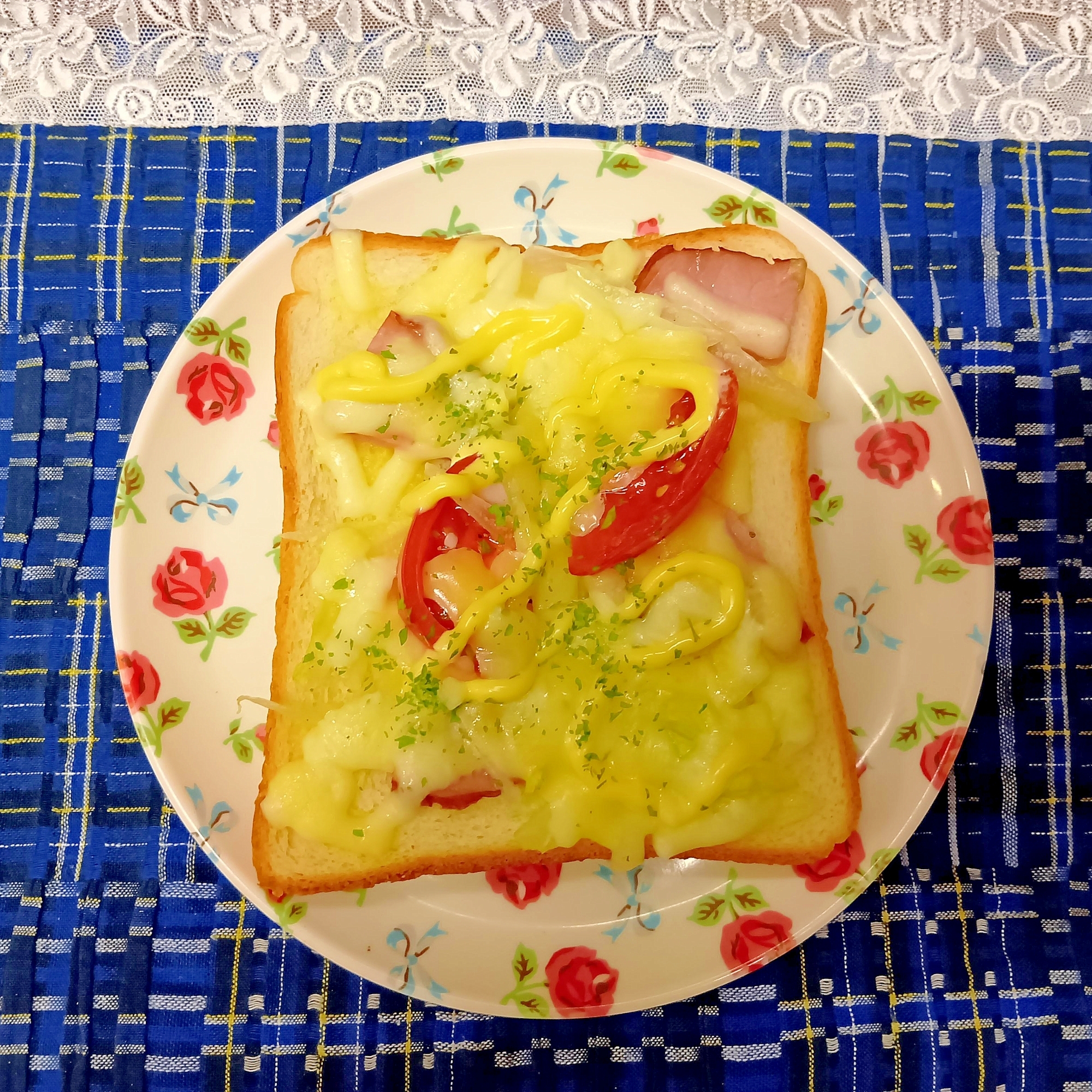 焼豚ピザトーストその3