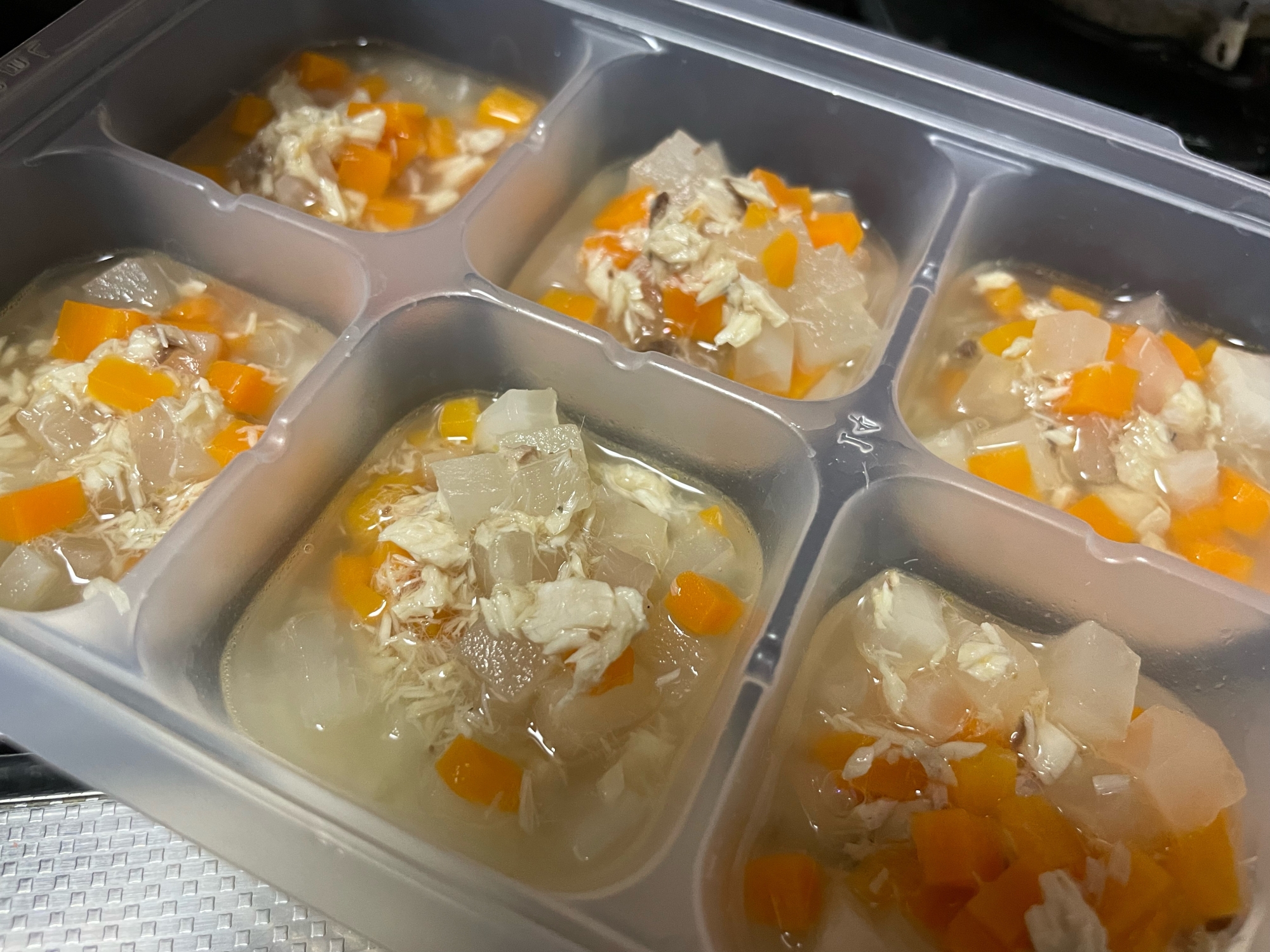 離乳食中期 ぶり大根風煮込み