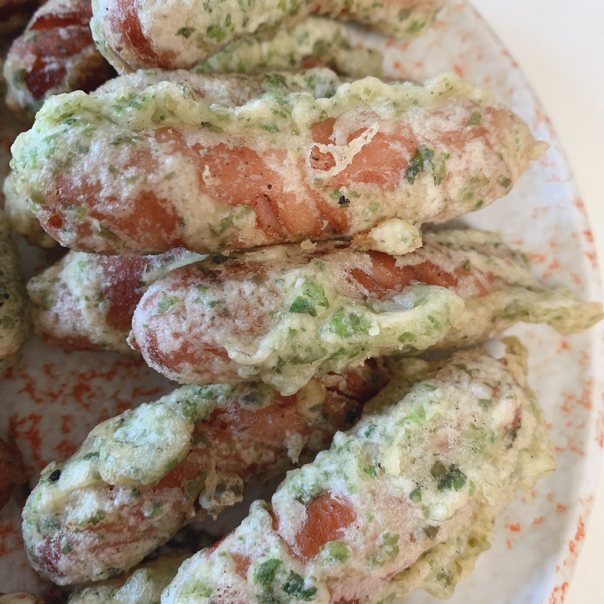 ウインナーの磯辺揚げ