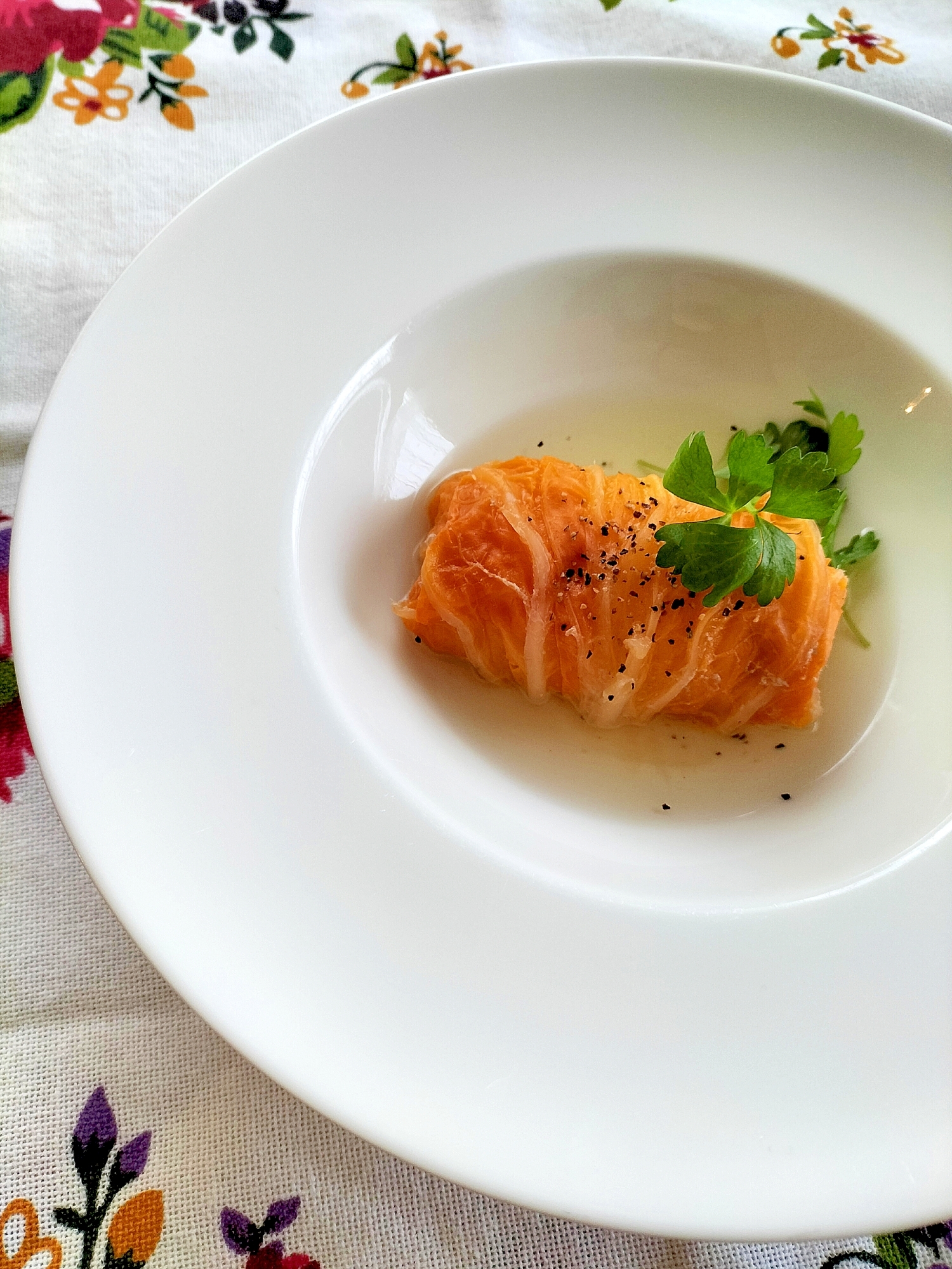 鶏ひき肉のロール白菜♩