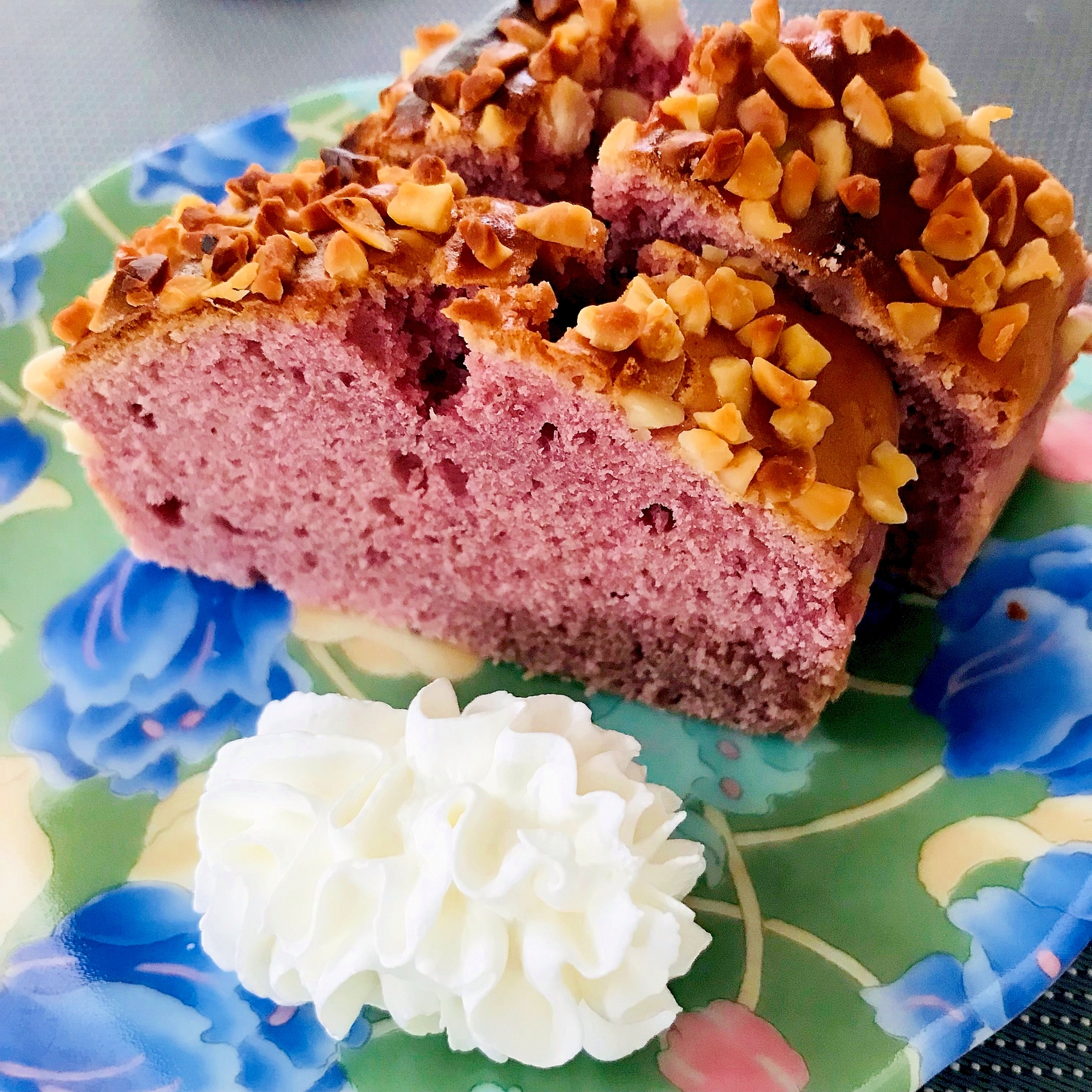 ★デザート★紫芋パンケーキミックスでパウンドケーキ