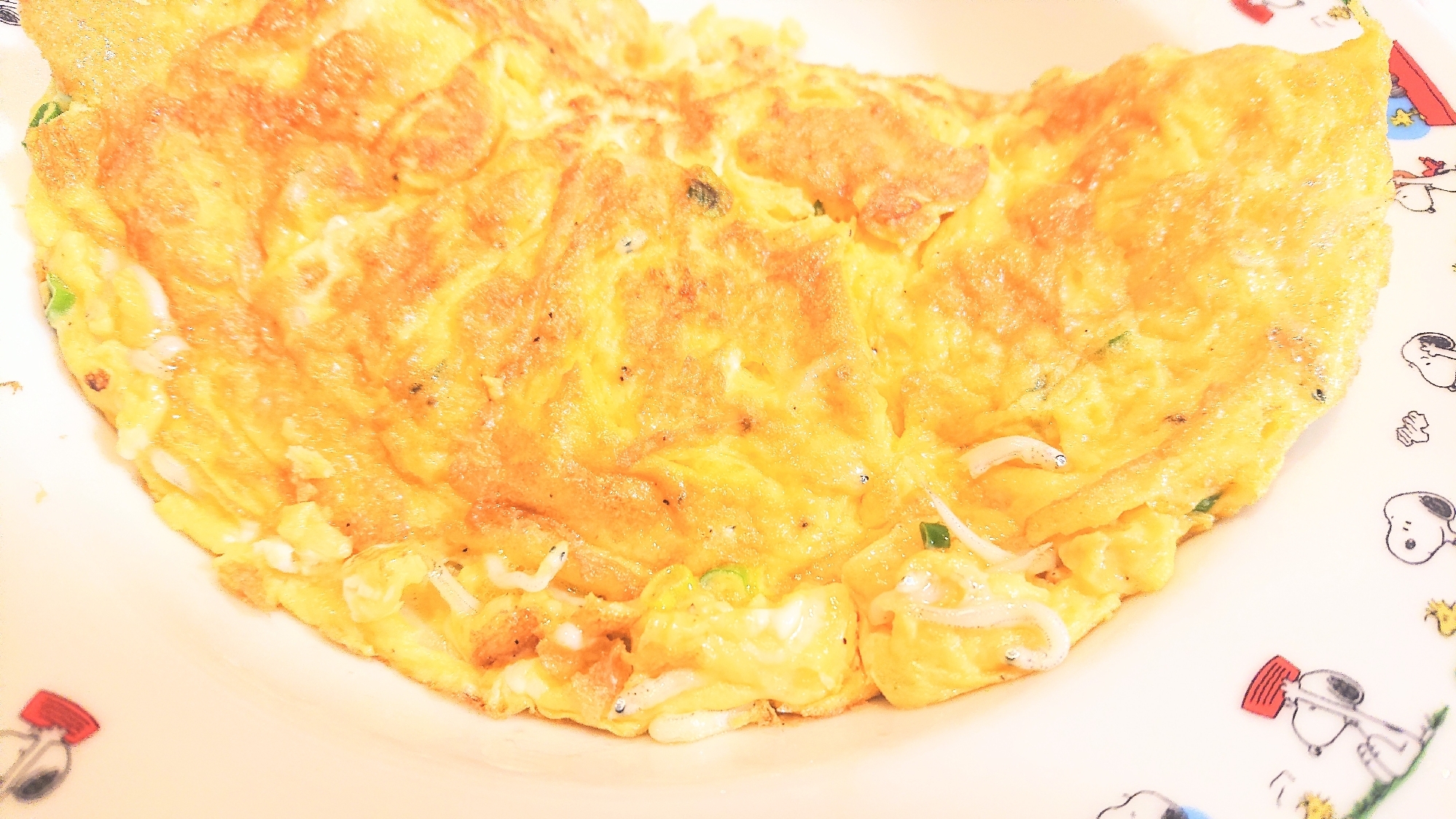 白だしde!しらすの和風オムレツ