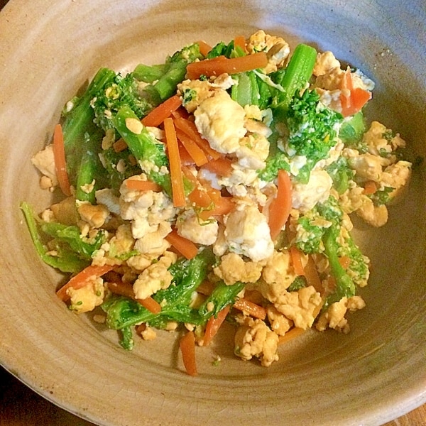 菜の花と豆腐の中華風炒め レシピ 作り方 By きのこのみみ 楽天レシピ 菜の花と豆腐の中華風炒め レシピ 作り方 By きのこのみみ 楽天レシピ