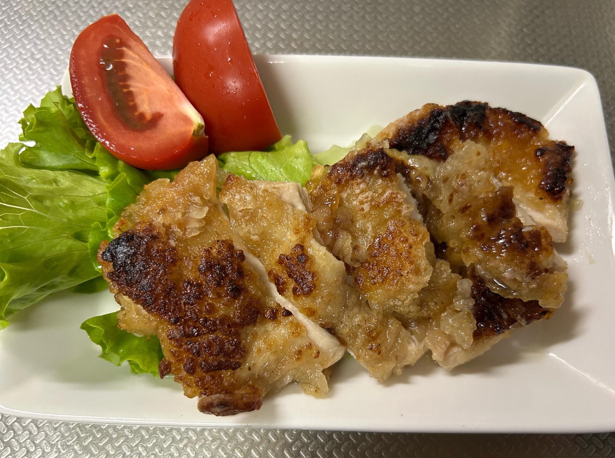 ＊鶏胸肉の山賊焼き＊