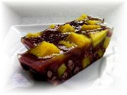 いもむし羊羹@電子レンジ