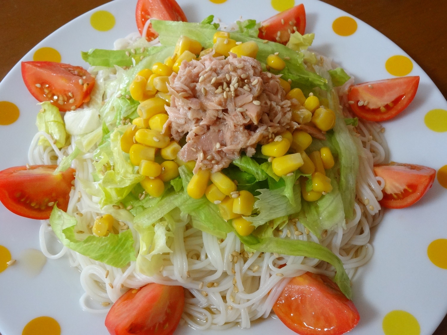 あるもので簡単に！ぶっかけ素麺