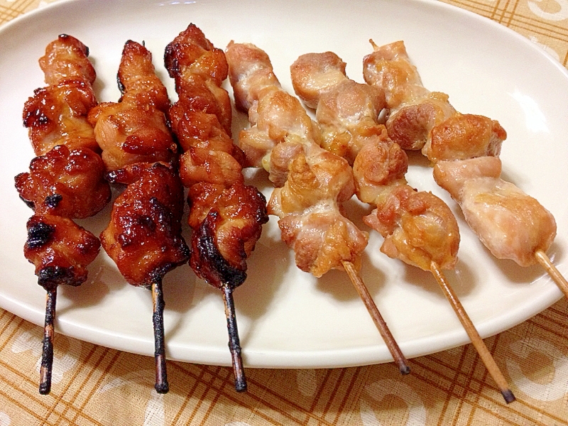 フライパンで☆焼き鳥（醤油味と塩味）