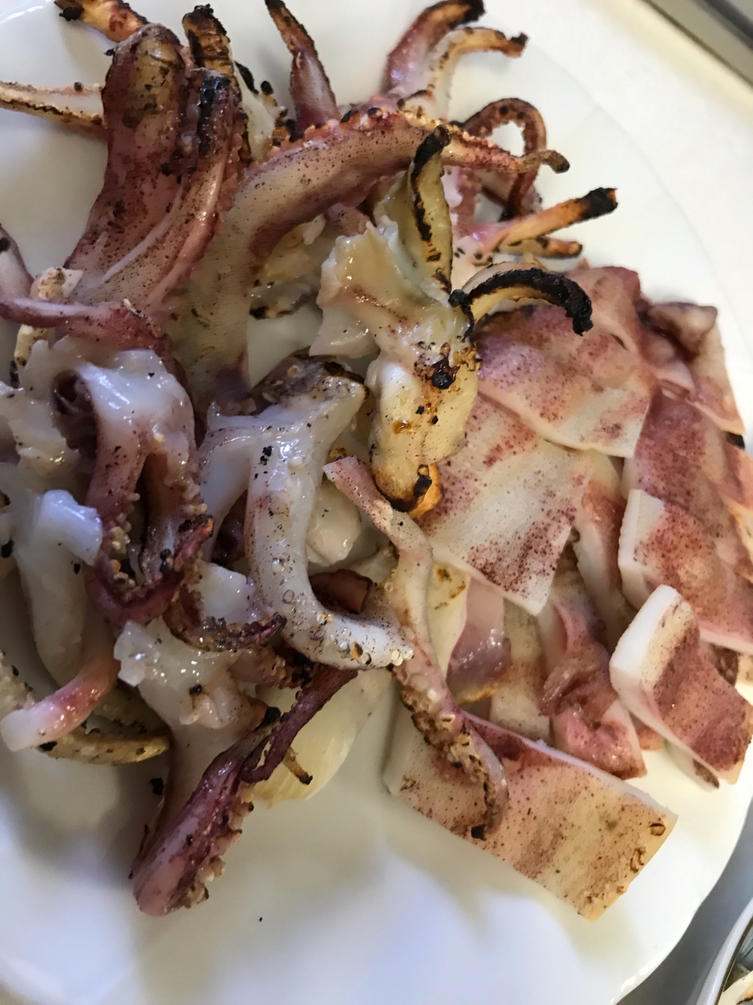 カリッもちっと美味しいスルメイカの一夜干しの焼き方 レシピ 作り方 By Rママ 楽天レシピ