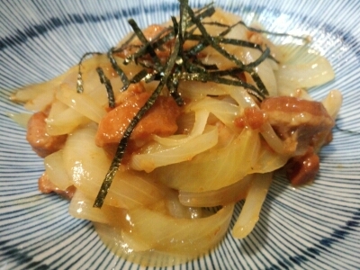 焼き鳥缶のとろっと炒め