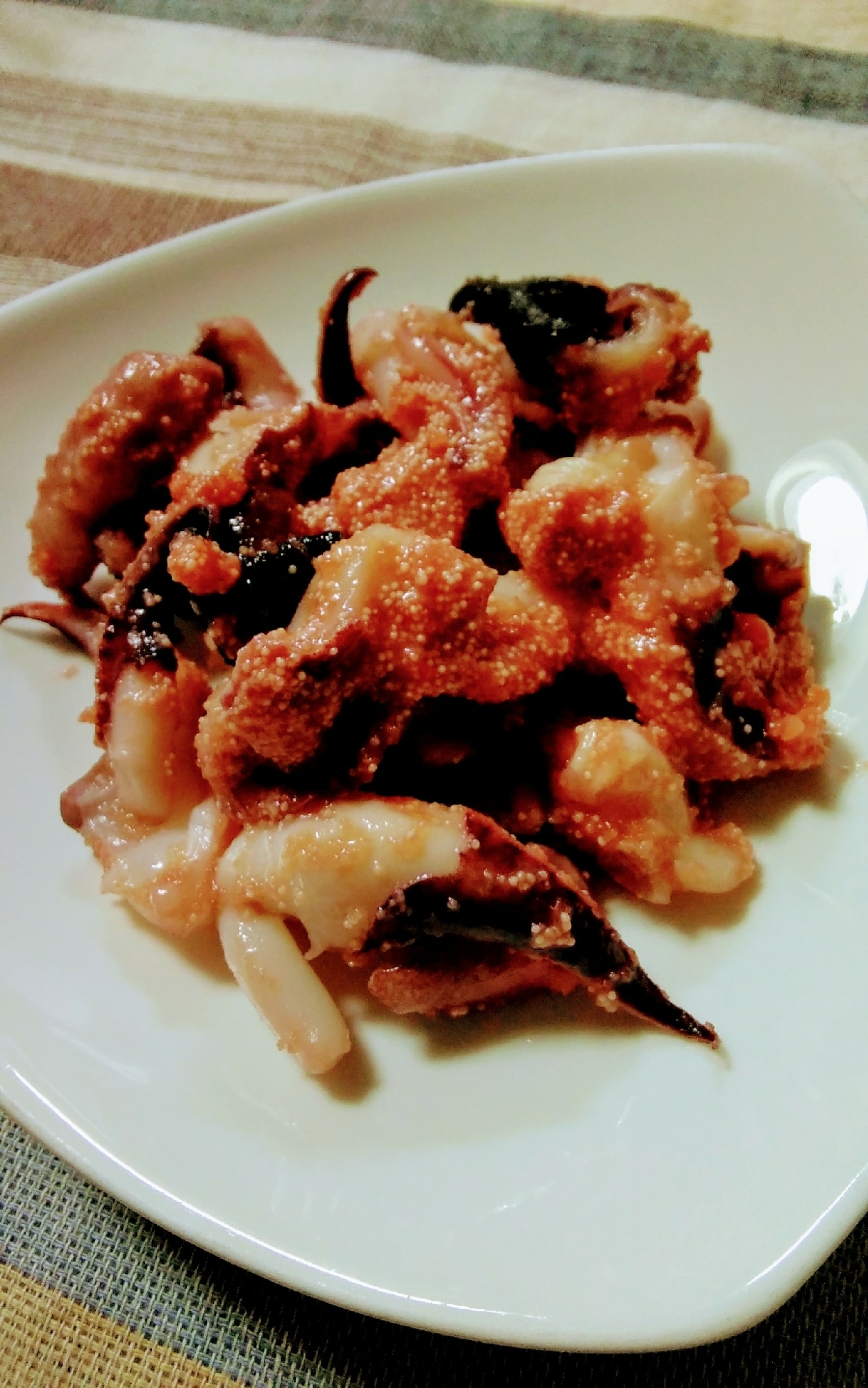 紋甲いかの明太子バター焼き レシピ 作り方 By ここなっつん 楽天レシピ