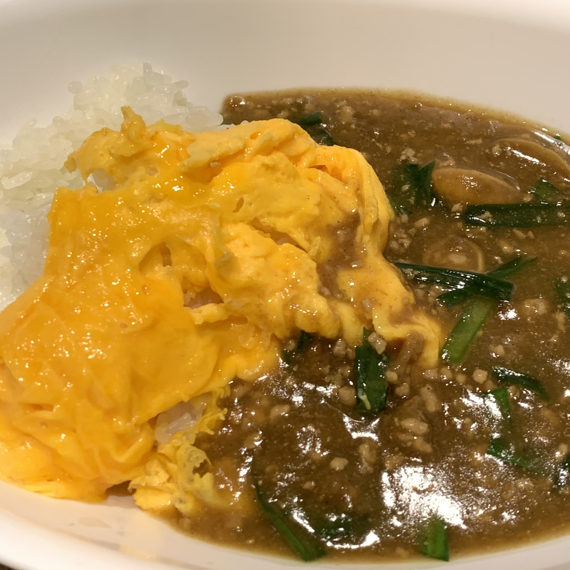 オムライス風カレー