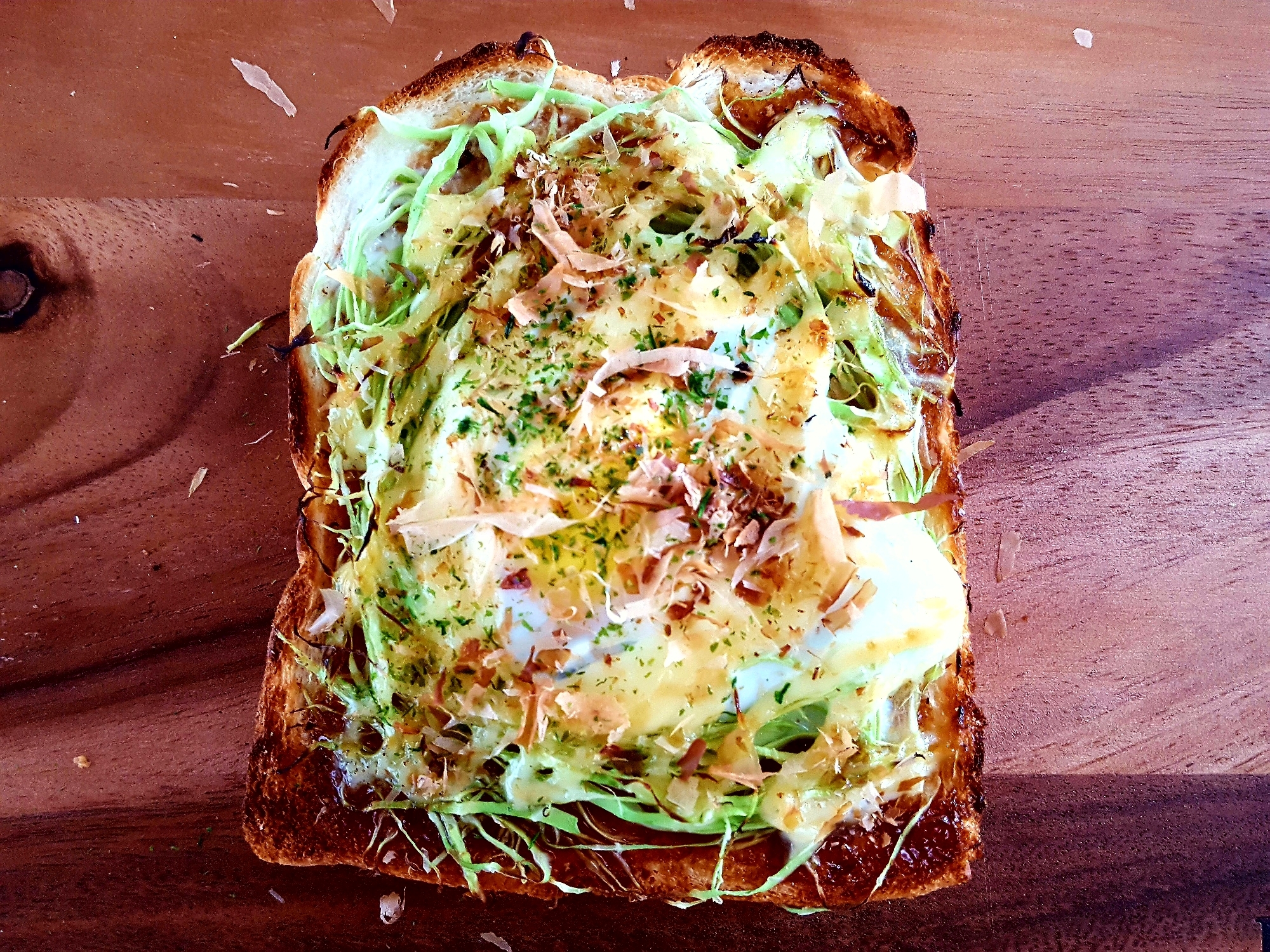 簡単うまい！お好み焼き風トースト