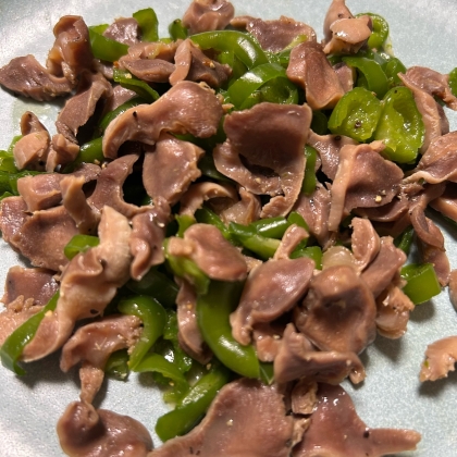 フライパンで！砂肝炒め
