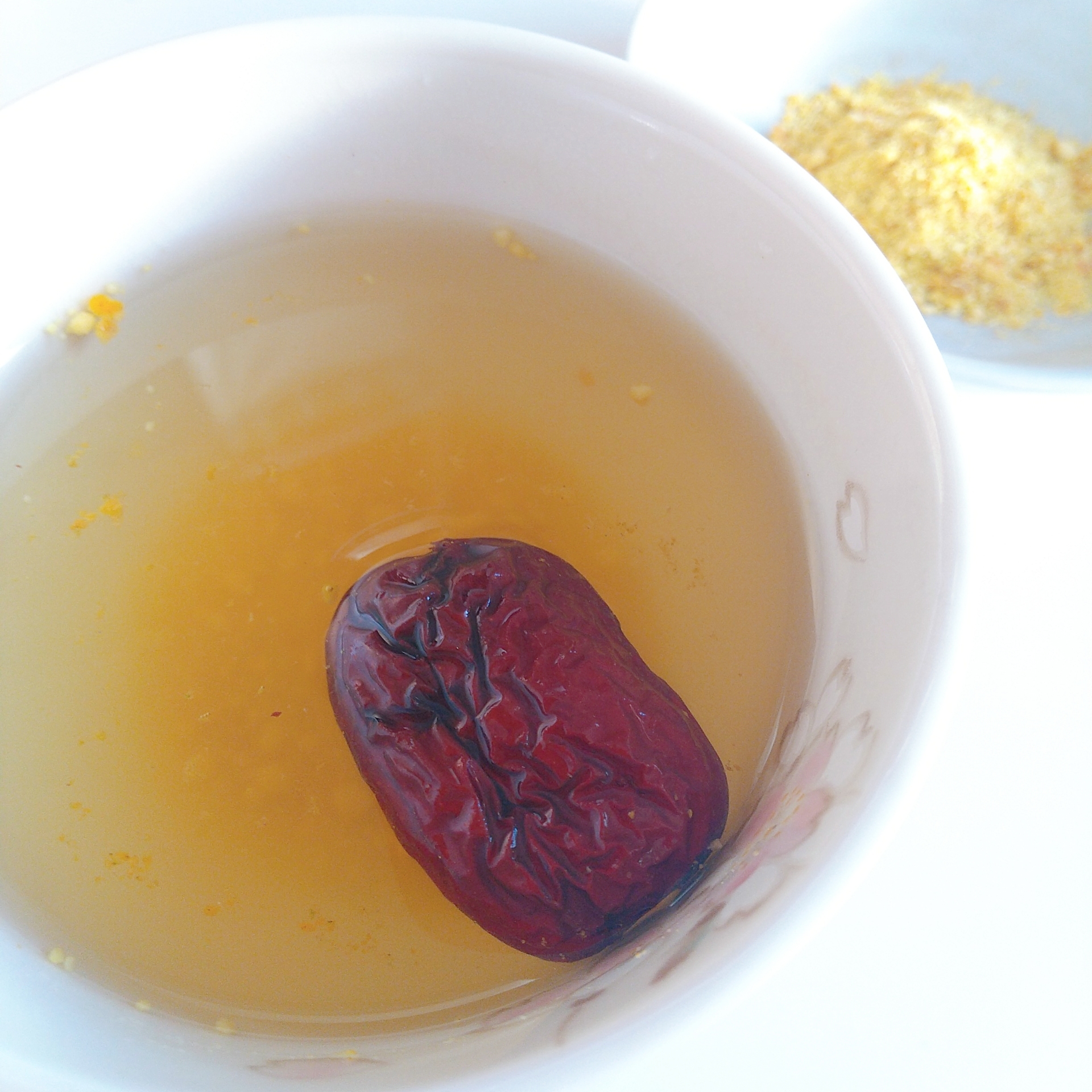 なつめ入り♡身体温まる♡みかんの皮パウダーで陳皮茶